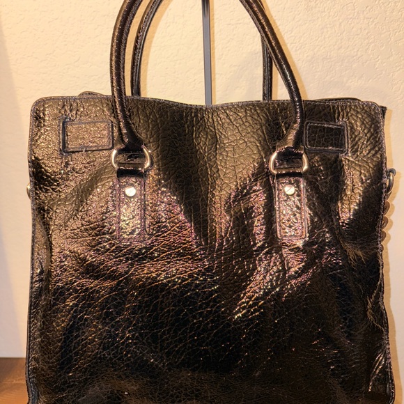 SOLD UNLISTED. Michael Kors Patent Leather Hamilton Bag - Picture 6 of 8